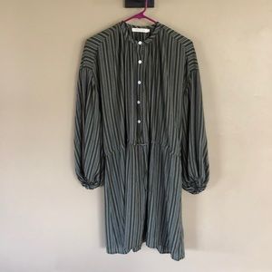 Christy Dawn Bonnie Dress Bamboo Stripe Green